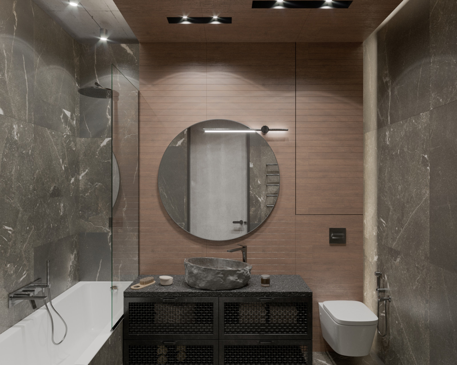 Квартира в стиле лофт, 105 м2