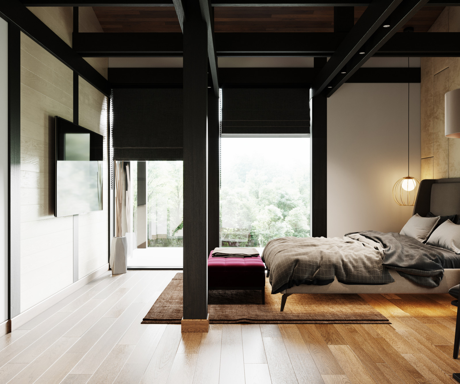 Hunter house | 88 кв. м | Проект загородного дома в современном стиле