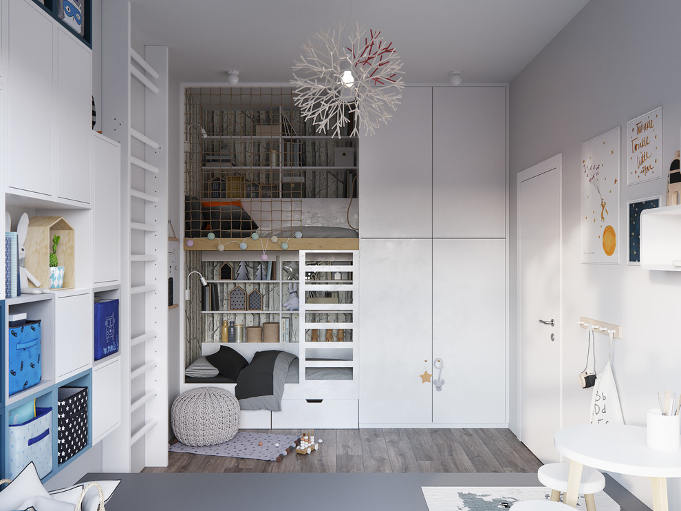 Белая квартира на набережной в ЖК Ривер парк