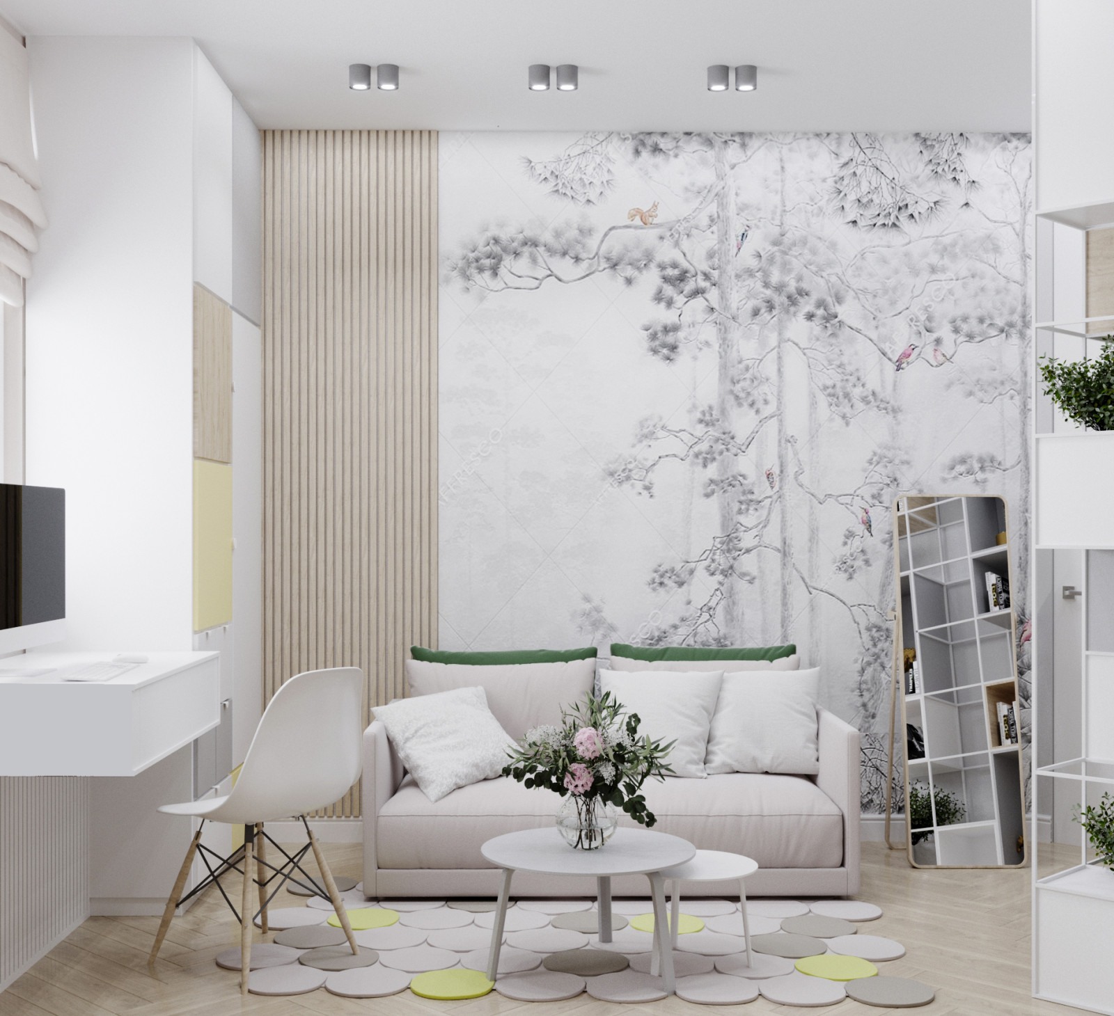 Дизайн-проект 2-х комнатной квартиры