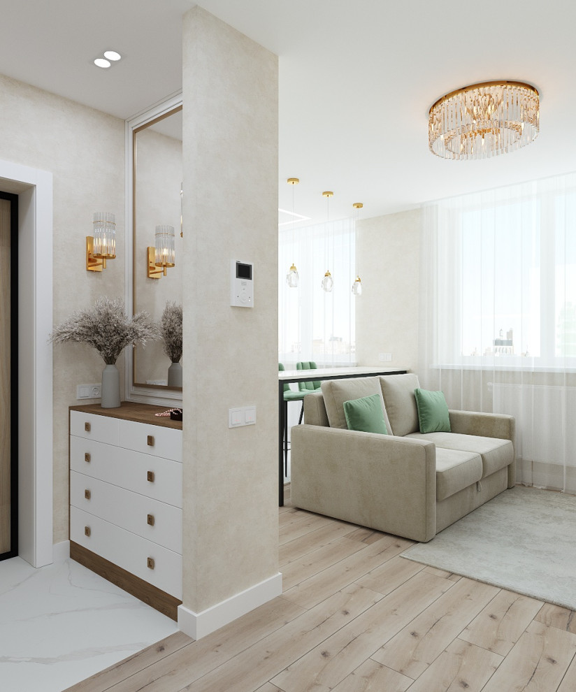 Проект трехкомнатной квартиры (62,5 кв.м)