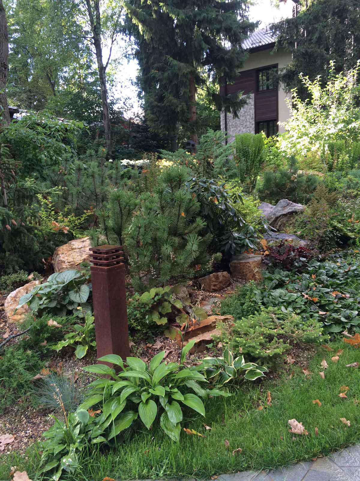 Резиденция "Зимний сад". Благоустройство территории