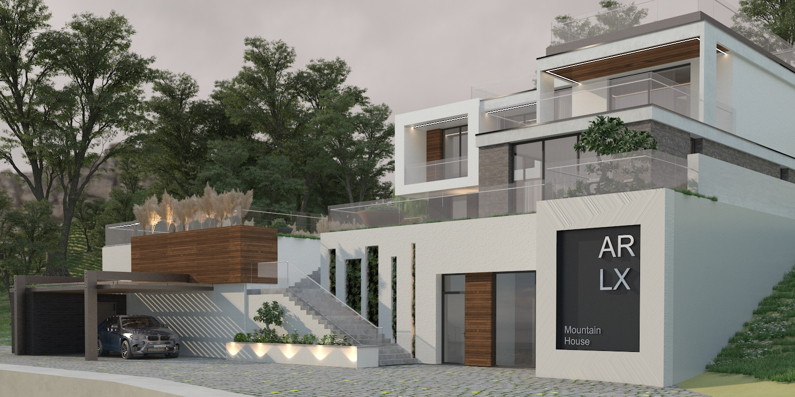 Обложка проекта: Проект загородного дома Mountain House