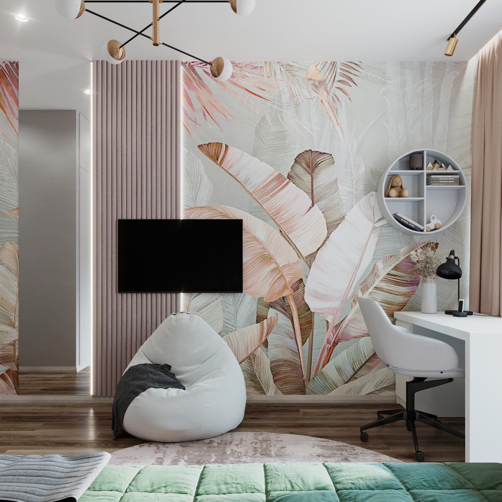 Детская для девочки  Kvartet_UUDesign