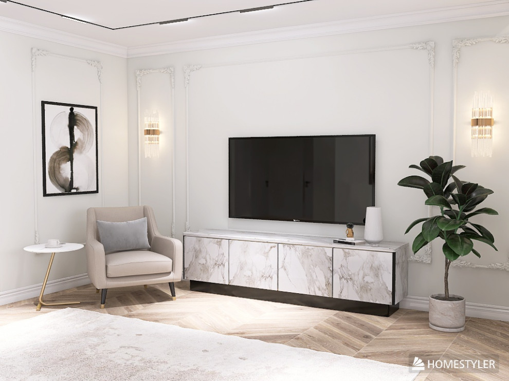 Обложка проекта: Гостиная неоклассика