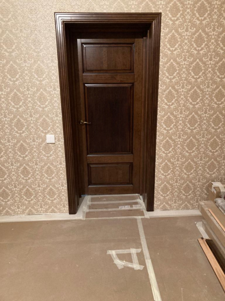 Двери из массива (фото работ с нескольких объектов)