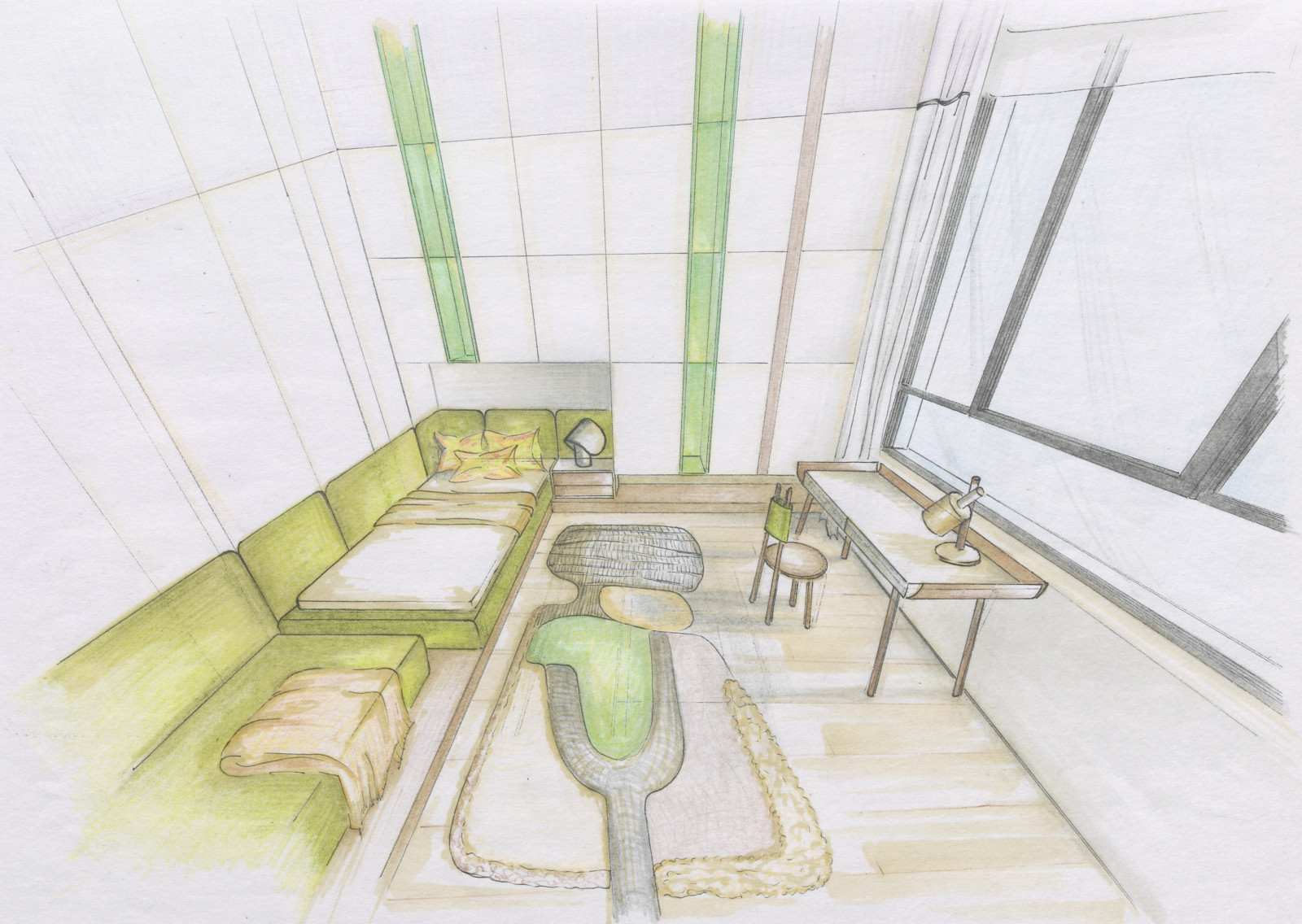 Secret Place. Эскизный проект (ручная подача)