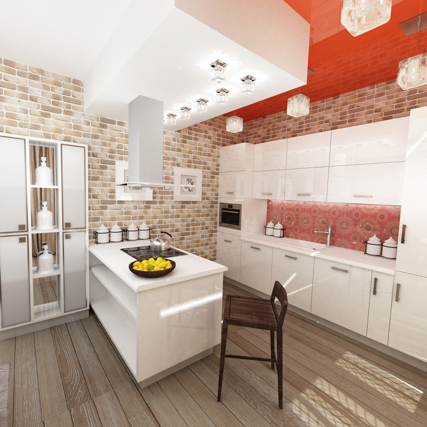 Интерьеры городской квартиры "Принт-модерн"