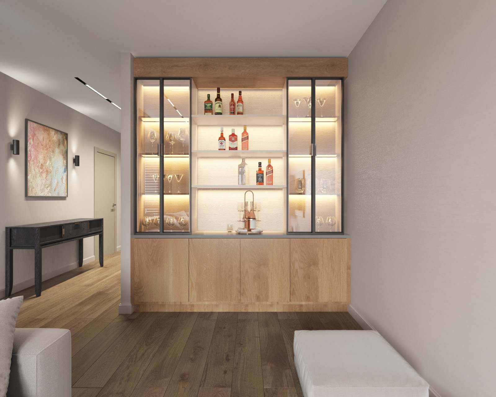 Проект квартиры в современном стиле