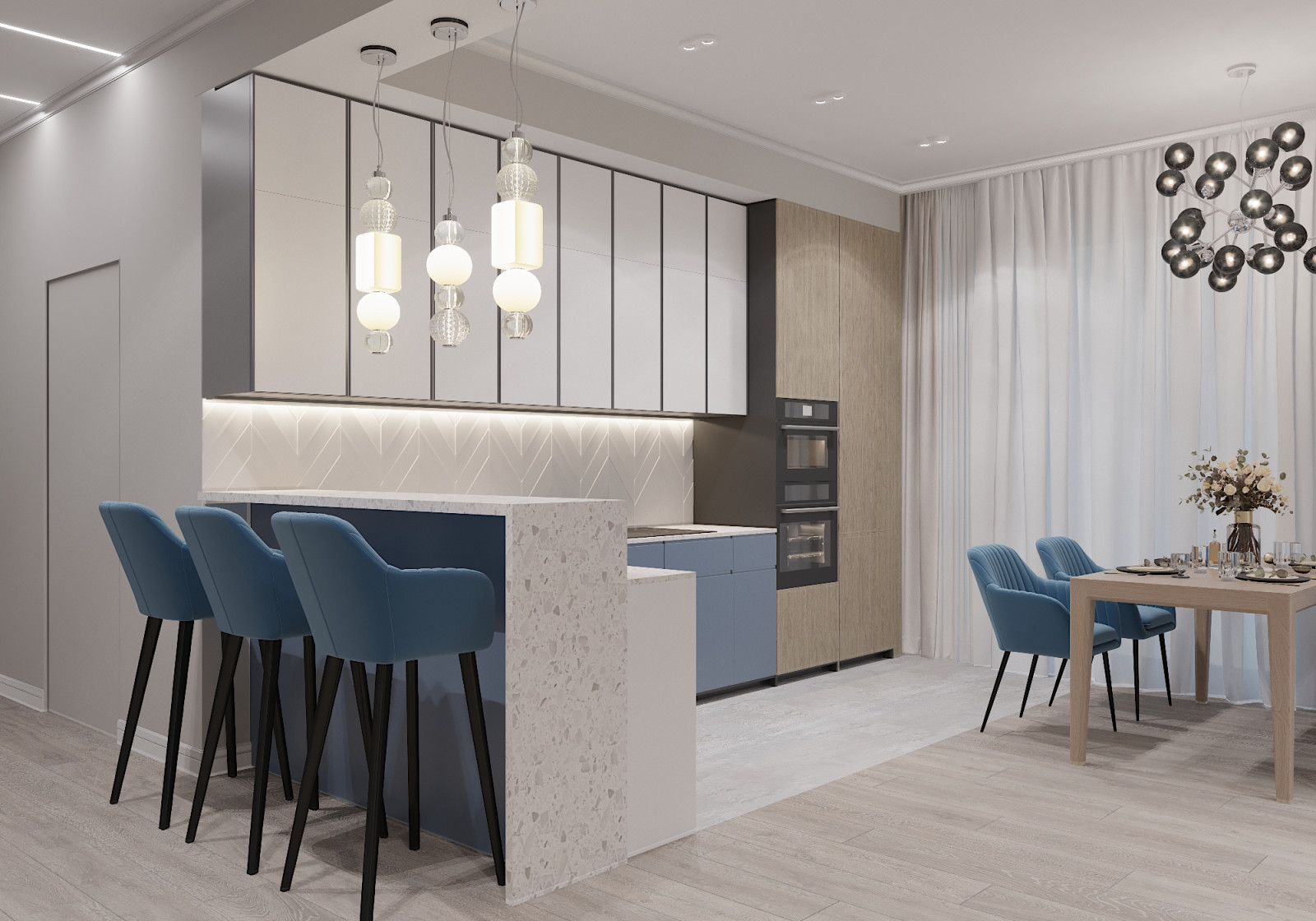 Дом в теплых оттенках