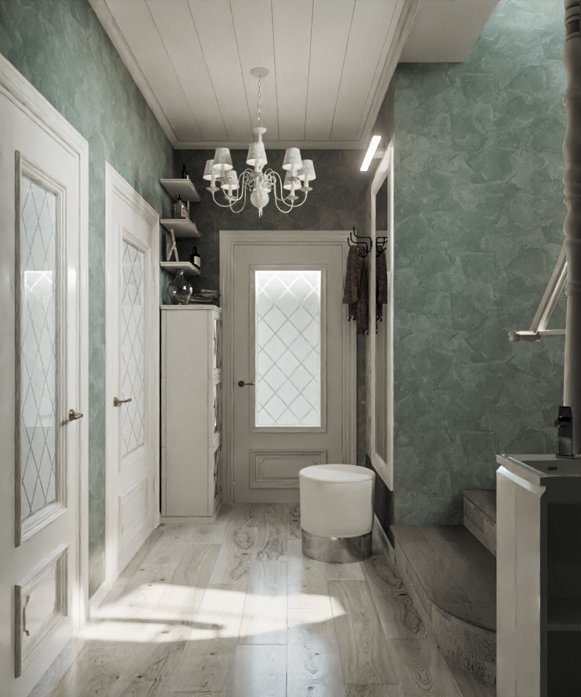 House_009_визуализация интерьера лестницы дома в г. Ростов-на-Дону