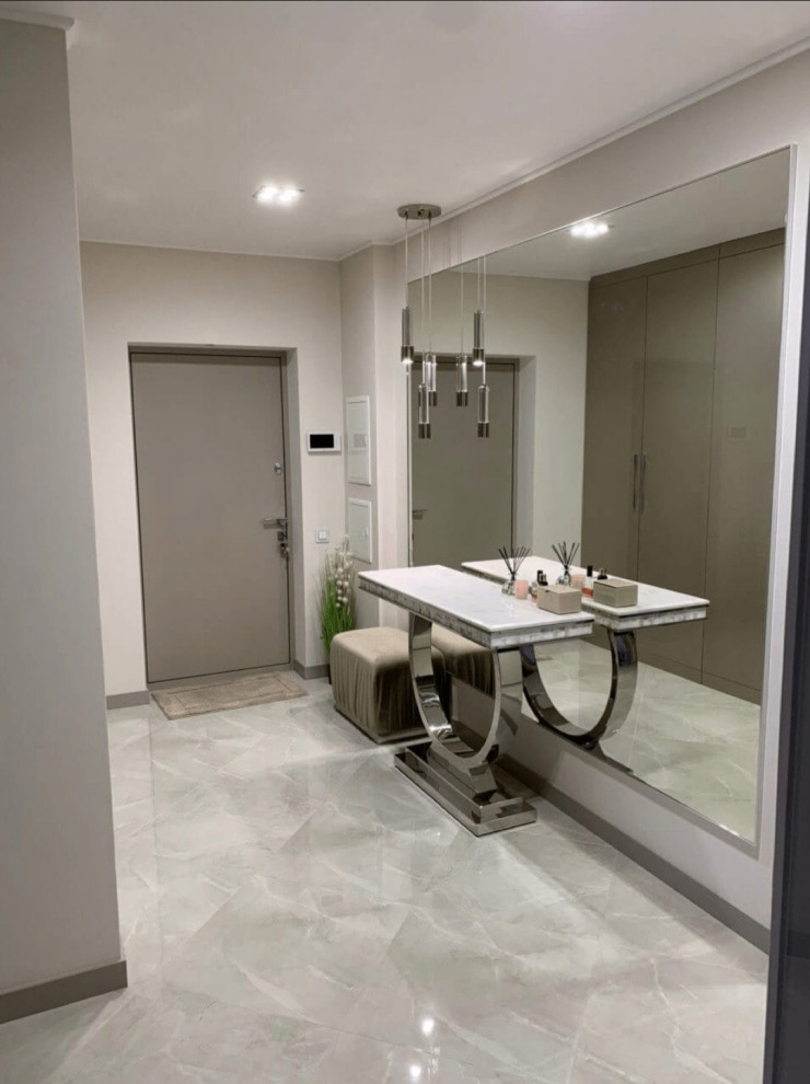 Косметический ремонт новостройки в бежевых оттенках