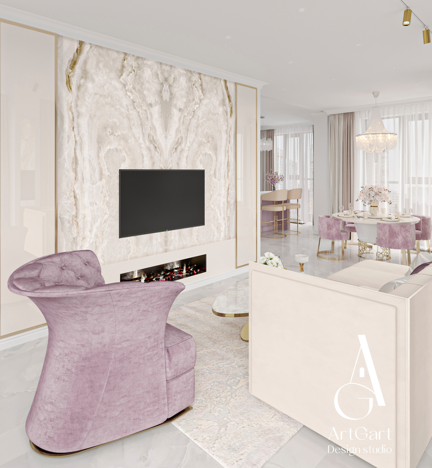 Дизайн квартиры в ЖК  Spires