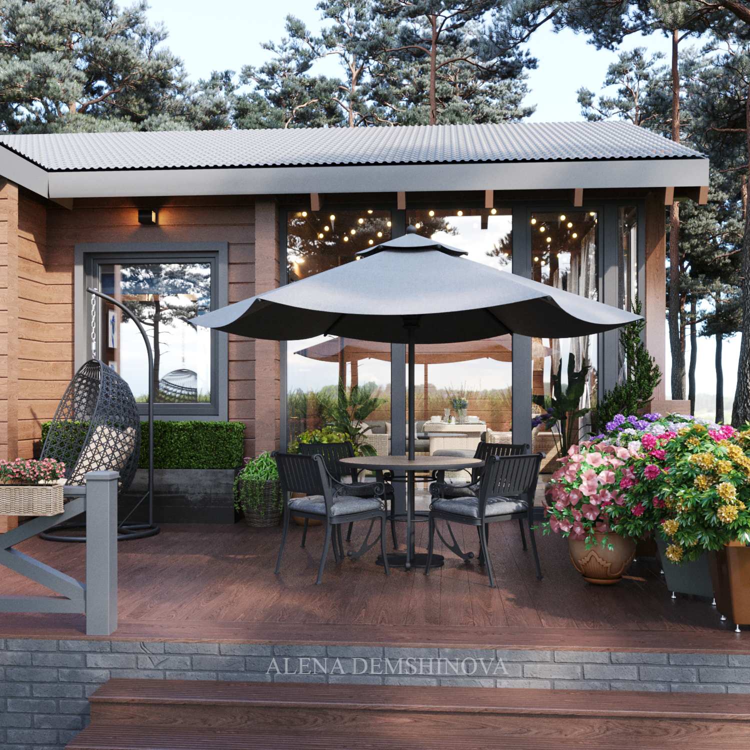 Дом в Пушкинском лесу