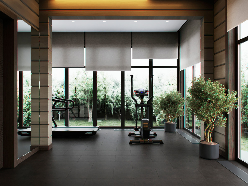 Проект интерьера деревянного дома в п.Завидово