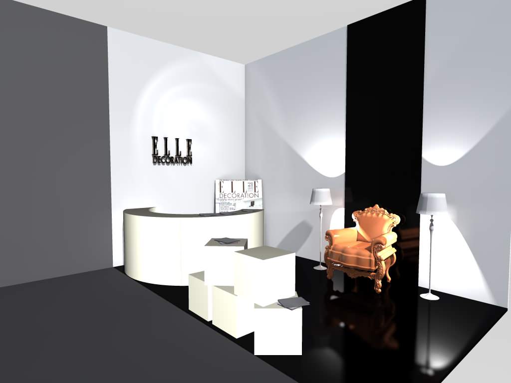 Обложка проекта: Дизайн-проект выставочного стенда. Журнал ELLE DECORATION