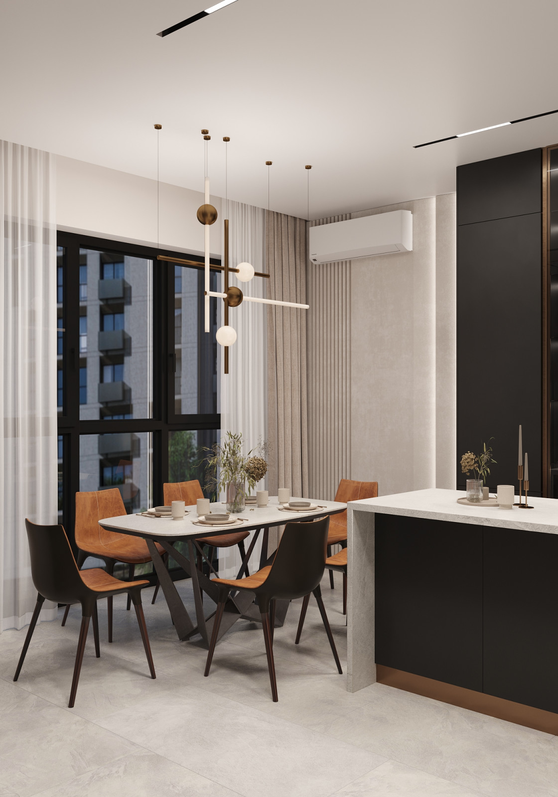 Трехкомнатная квартира ЖК "Резиденция Сколково"