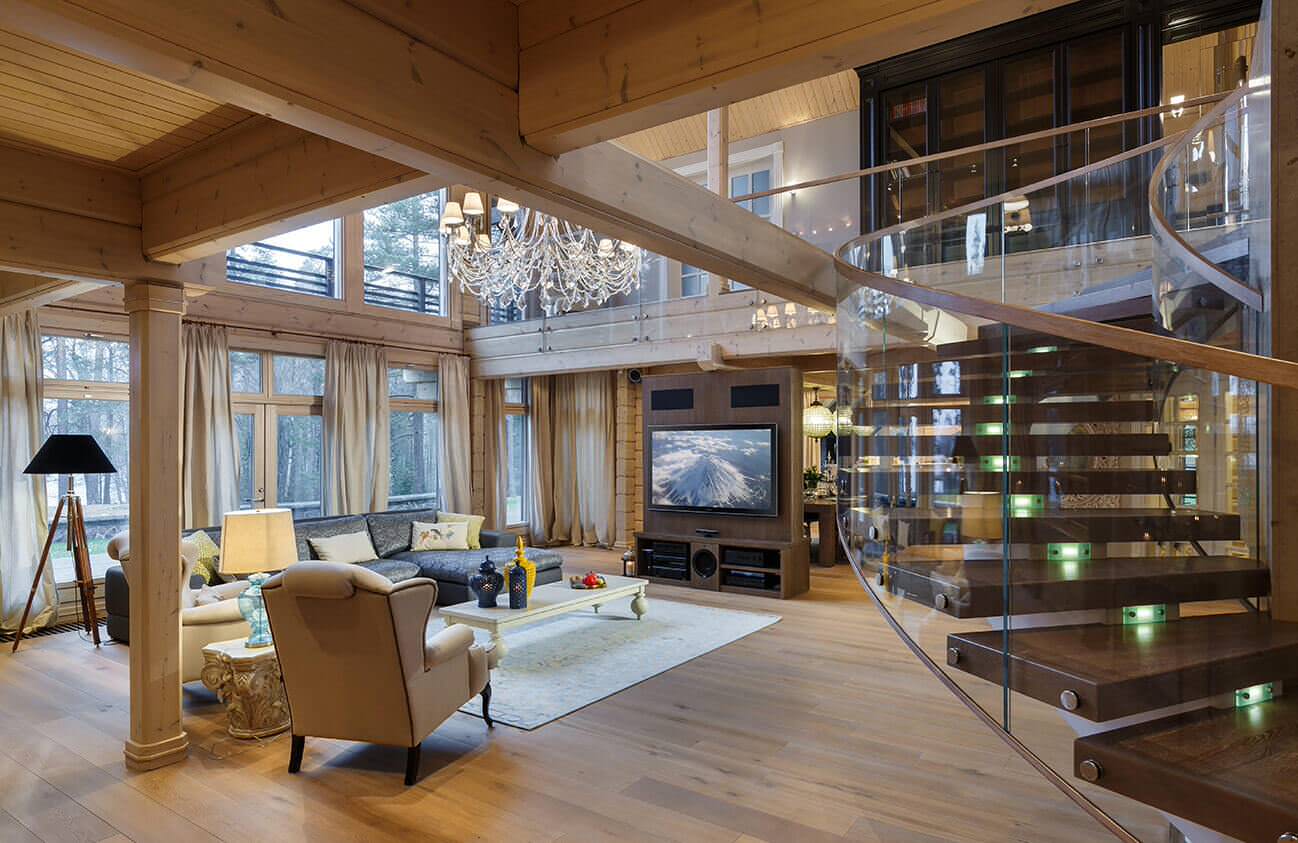 Загородный дом в посёлке "HONKA" на Медном озере, 450 м.кв.