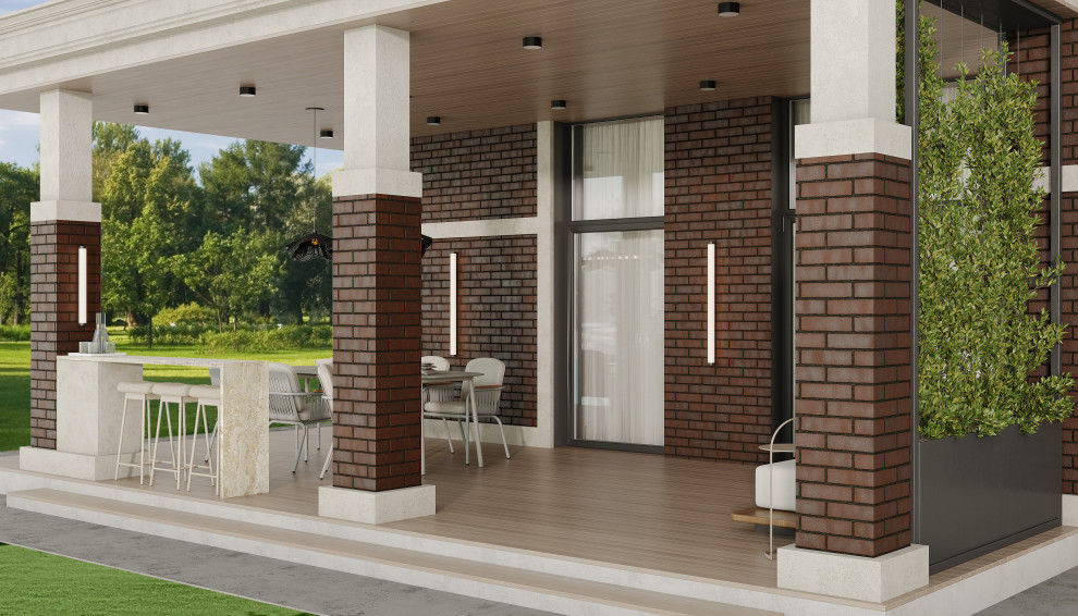 Цокольный этаж дома Тихая роскошь