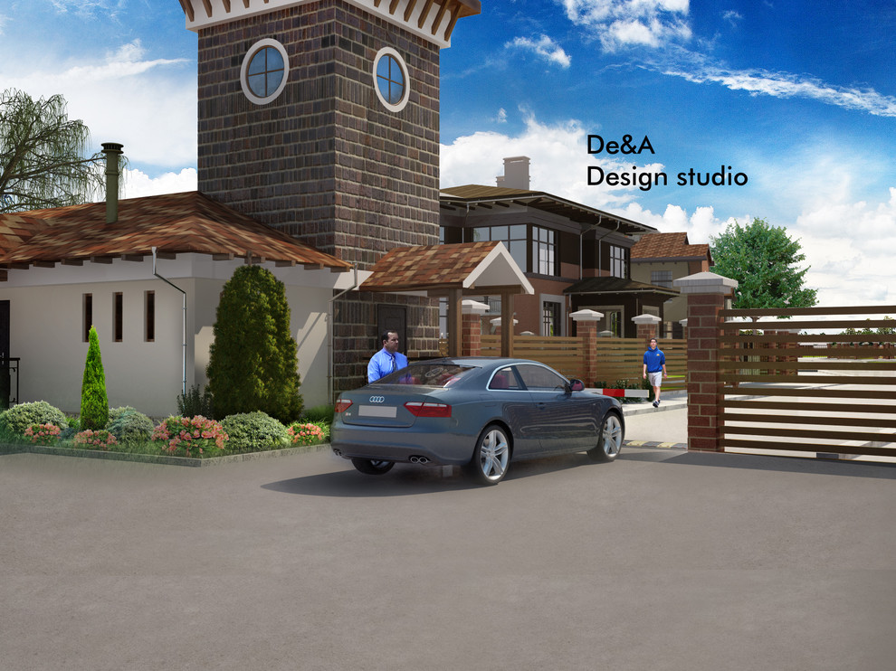 Визуализация коттеджного поселка