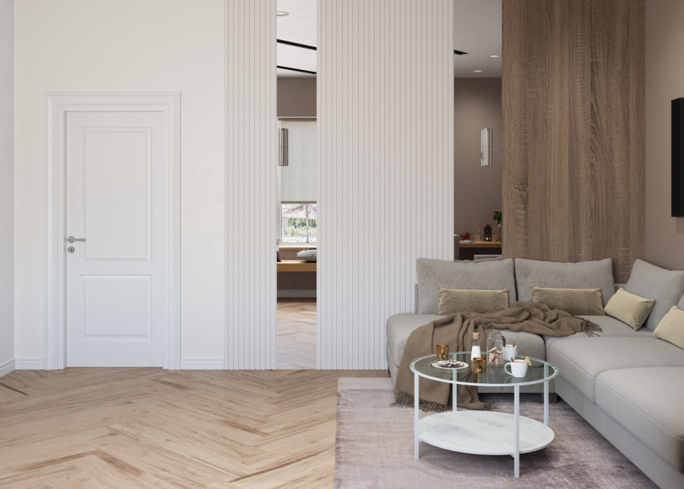 Проект первого этажа дома в Токсово для молодой семьи