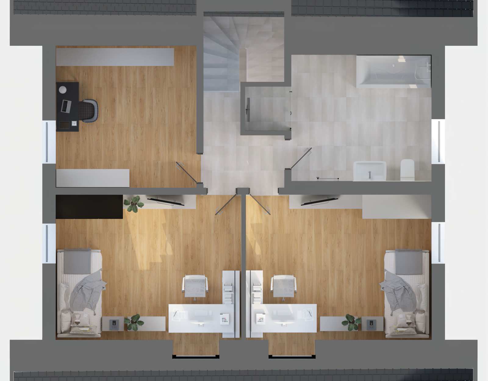 Riemerling, Außen und Innenvisualisierung, inklusive 3D Grundrissen