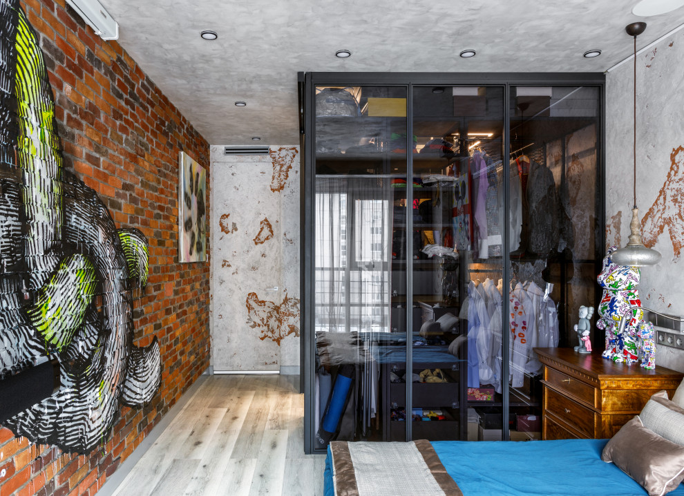 Яркий лофт для ценителя современного искусства