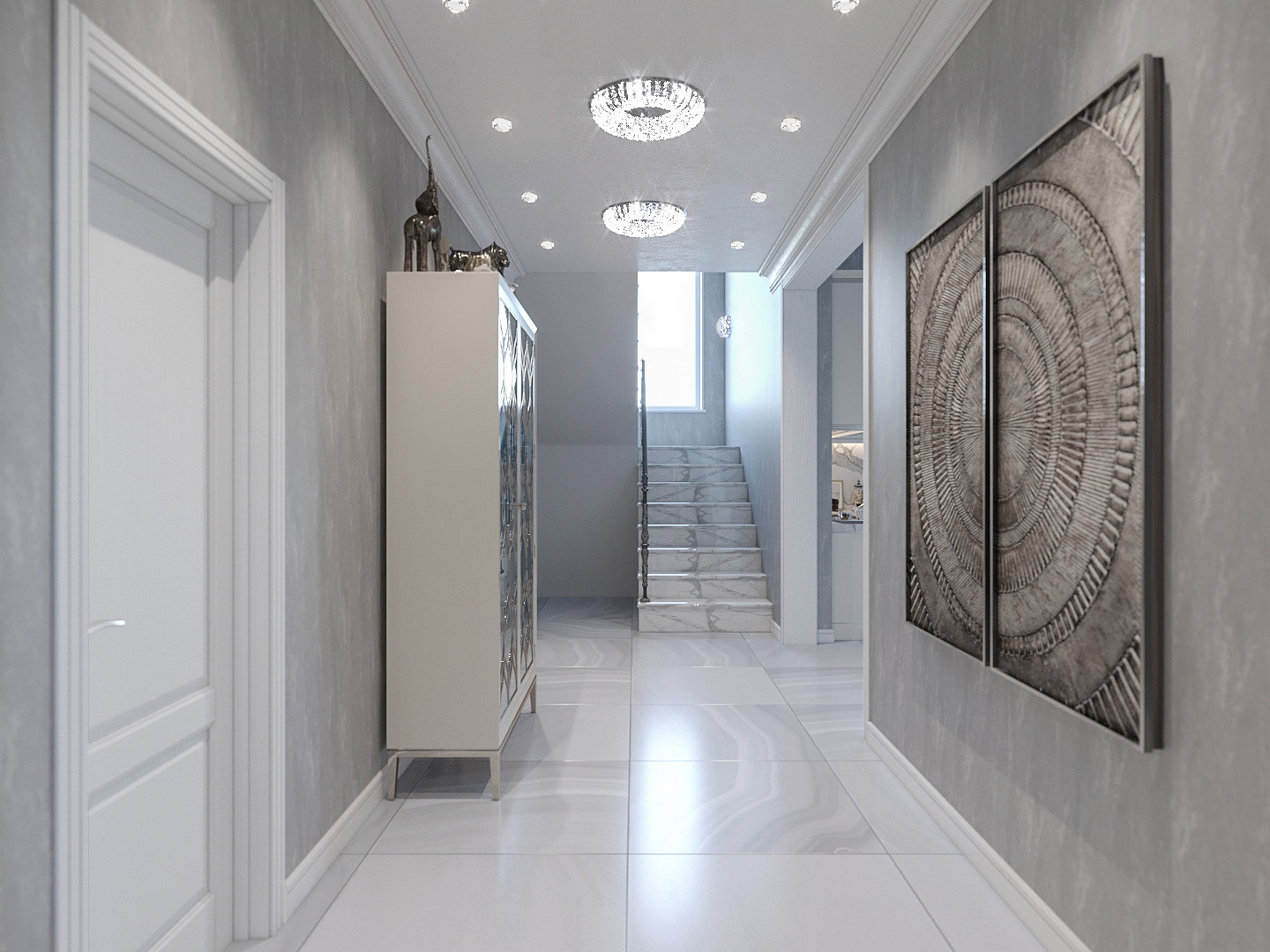 Дизайн интерьера коттеджа (д.Пасынково)