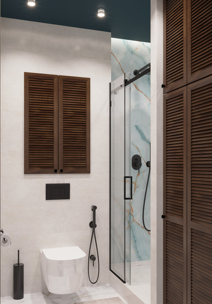 Обложка проекта: Гостевой санузел в 3-к. квартире ЖК "HeadLiner"