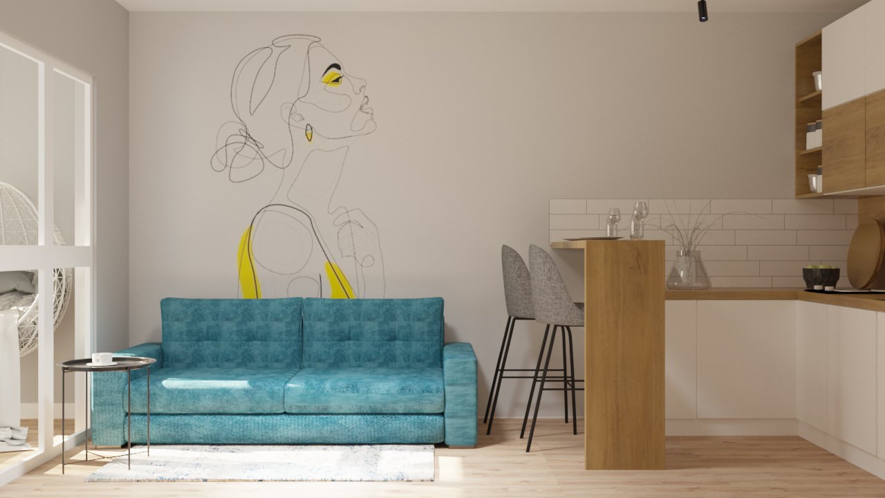 Кухня-гостиная