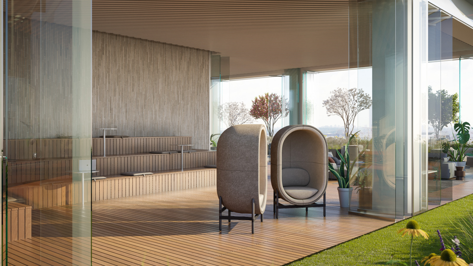 Проект благоустройства жилого комплекса AHEAD