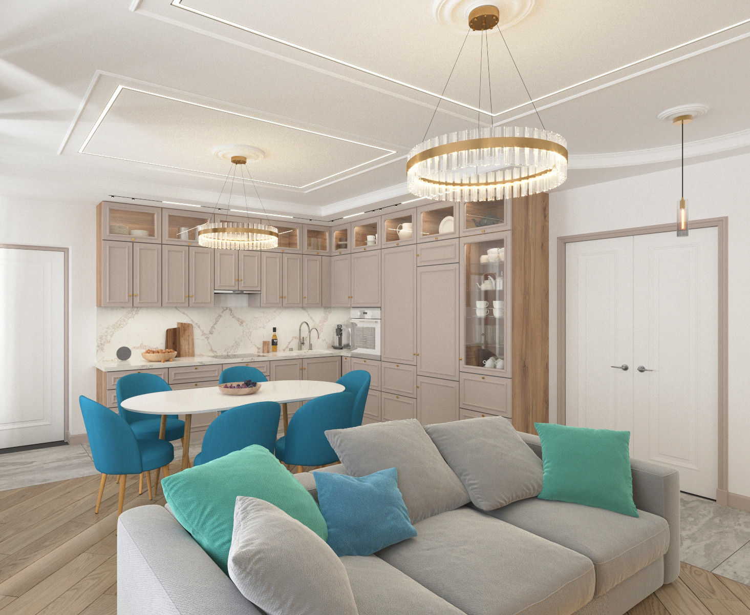 Квартира в стиле неоклассика