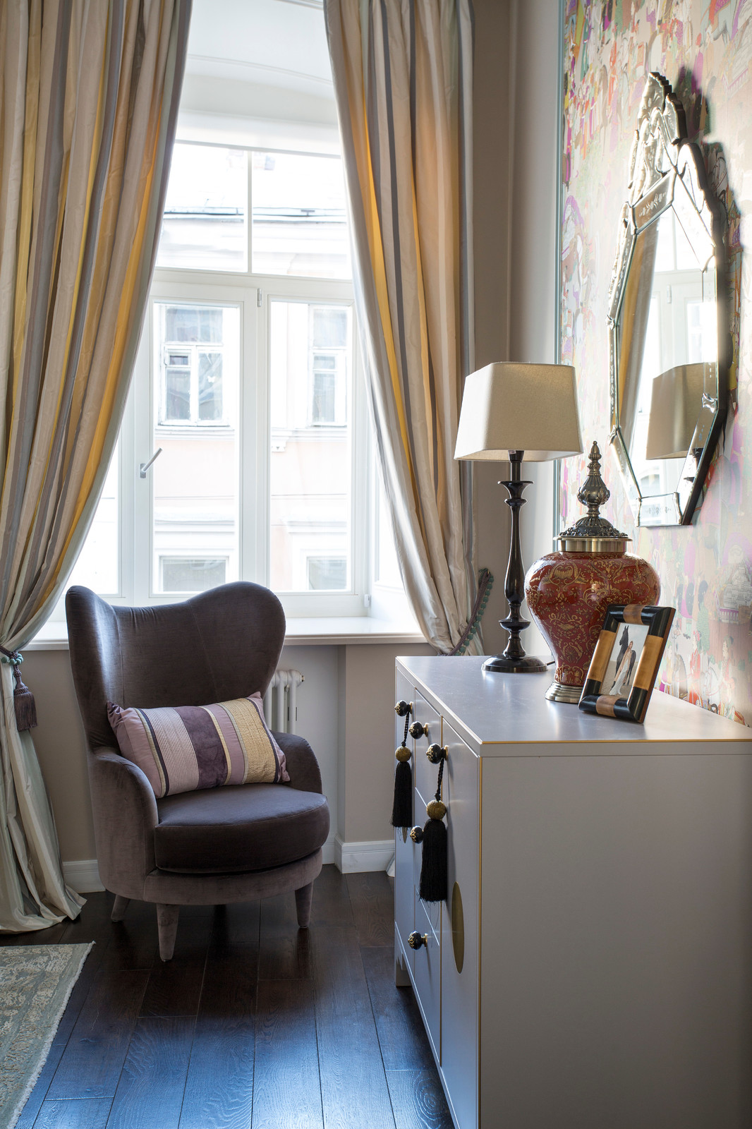 Современный интерьер в старинном доме, 145 кв.м.