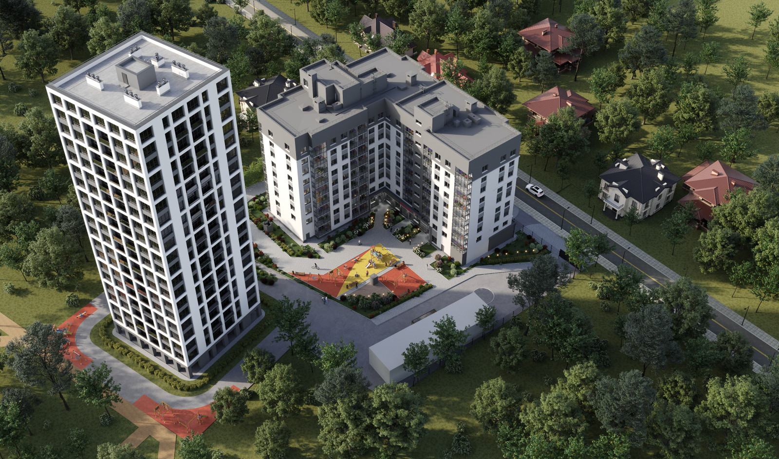 Экстерьер и интерьер пространства ОГНИ ИСЕТИ