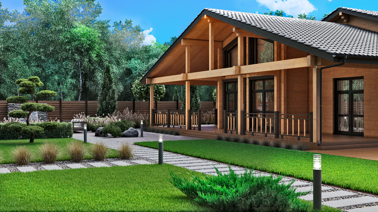 Обложка проекта: Ландшафт участка в г.Среднеуральск