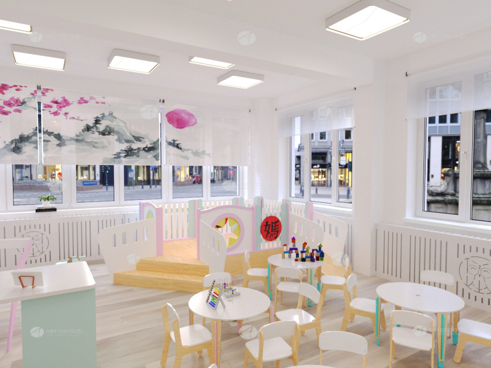 Обложка проекта: Дизайн-проект ясли "Япония"