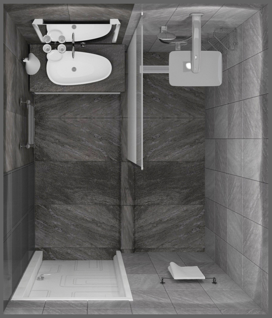 Квартира Множество оттенков серого — Душевая