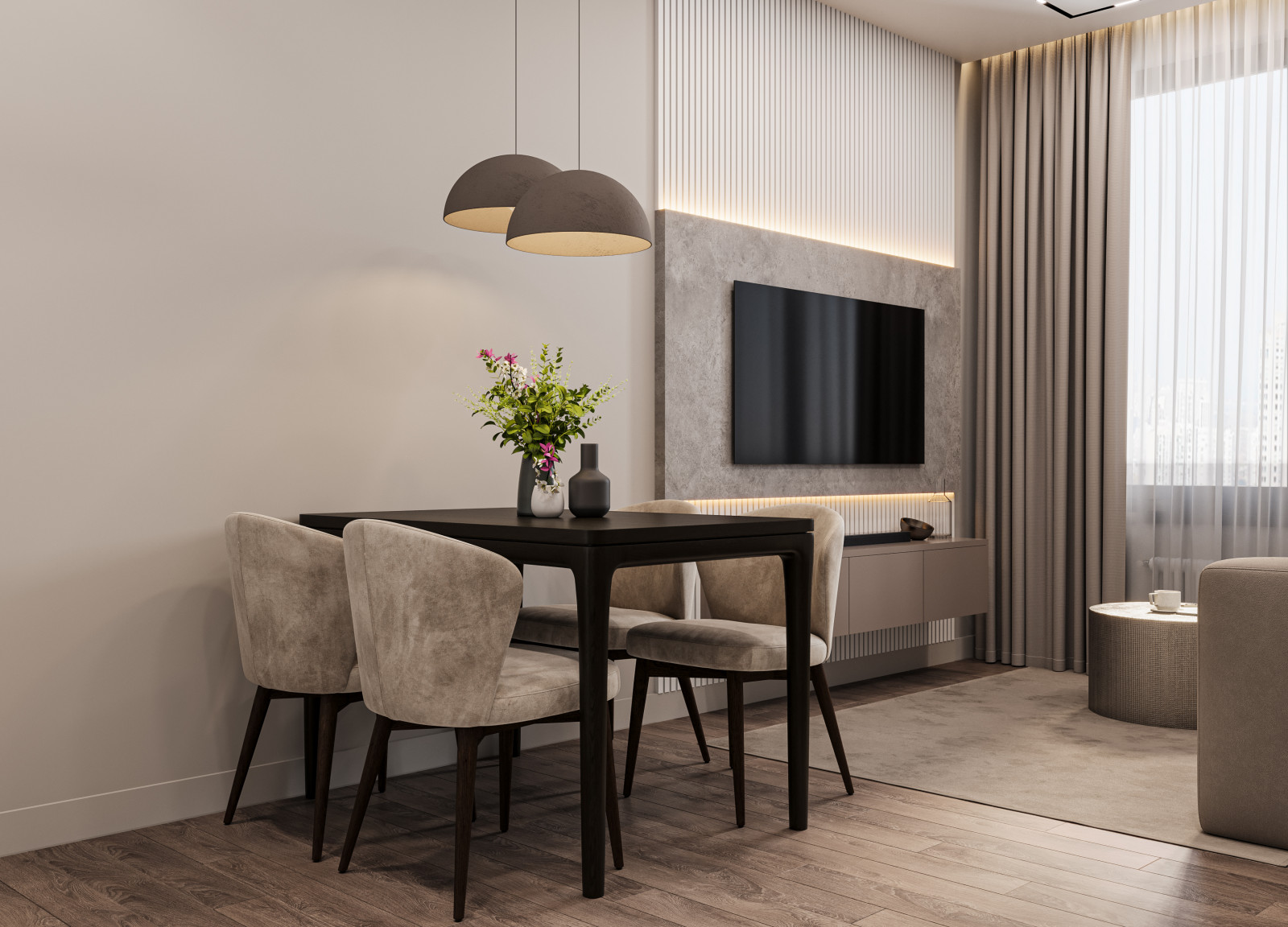 Дизайн проект интерьера  level Нагатинский