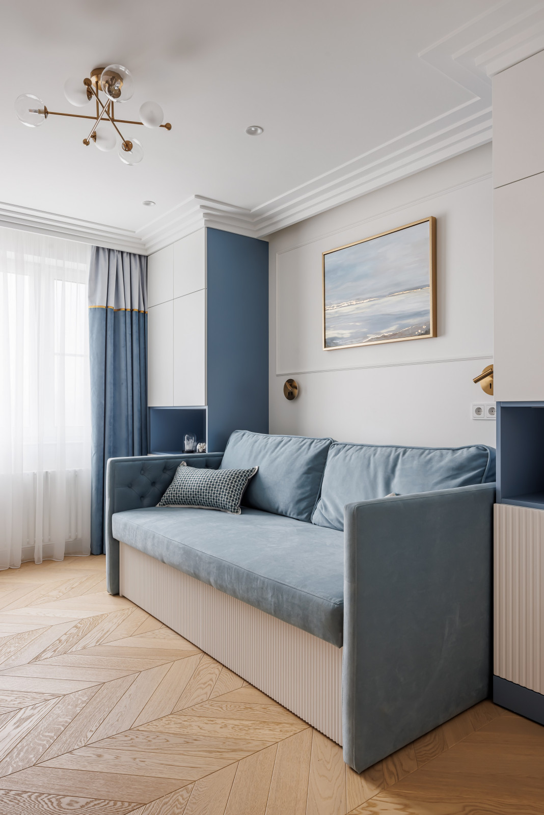 Дизайн и ремонт квартиры на улице Марьинский парк - Музыка неоклассики