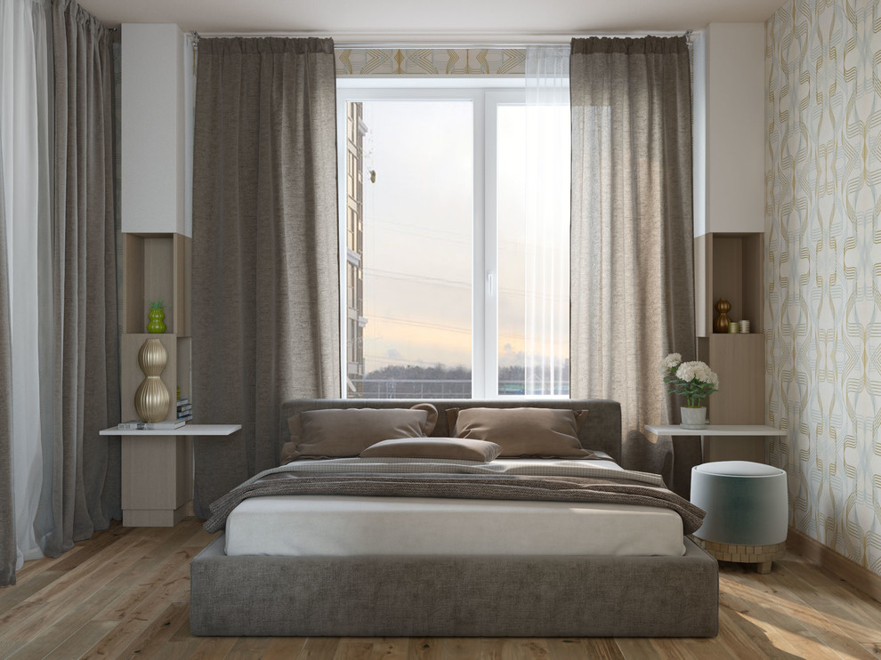 Квартира для семьи "Из трешки в четырехкомнатную". 3 D визуализация.