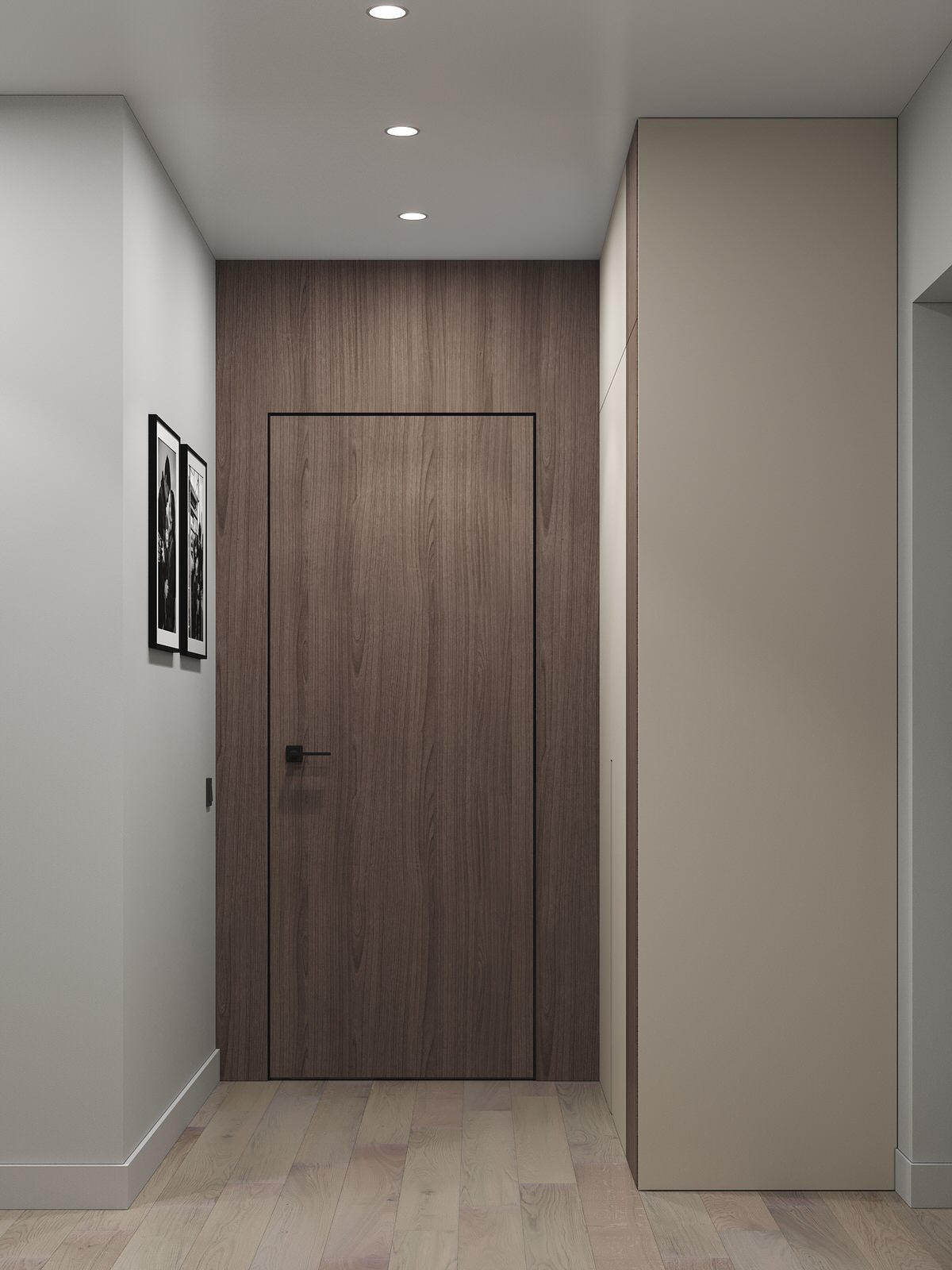 Квартира для молодой семьи с элементами сканди