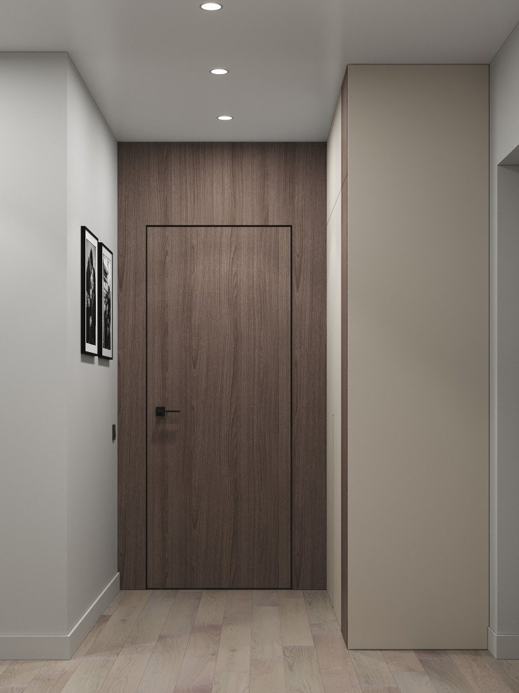 Квартира для молодой семьи с элементами сканди