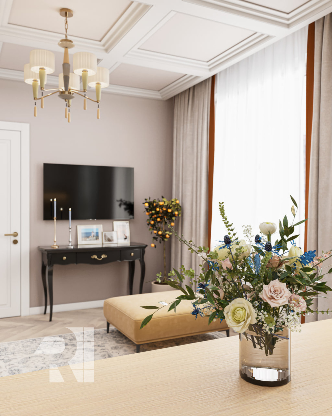 Двухкомнатная квартира в стиле прованс