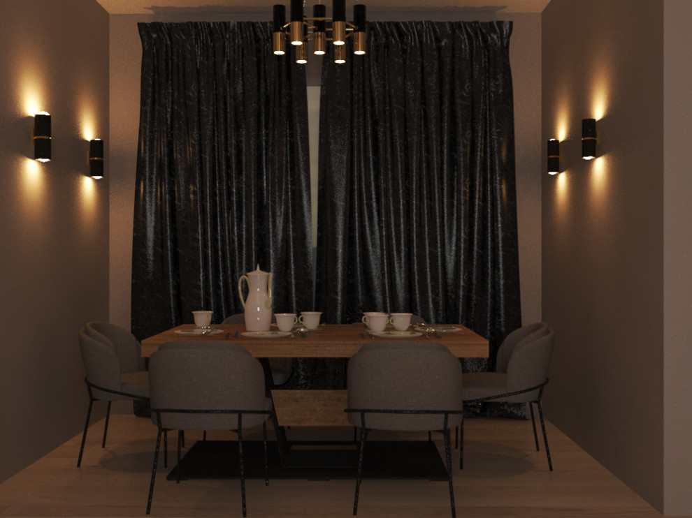 Дизайн кухни с гостевой зоной