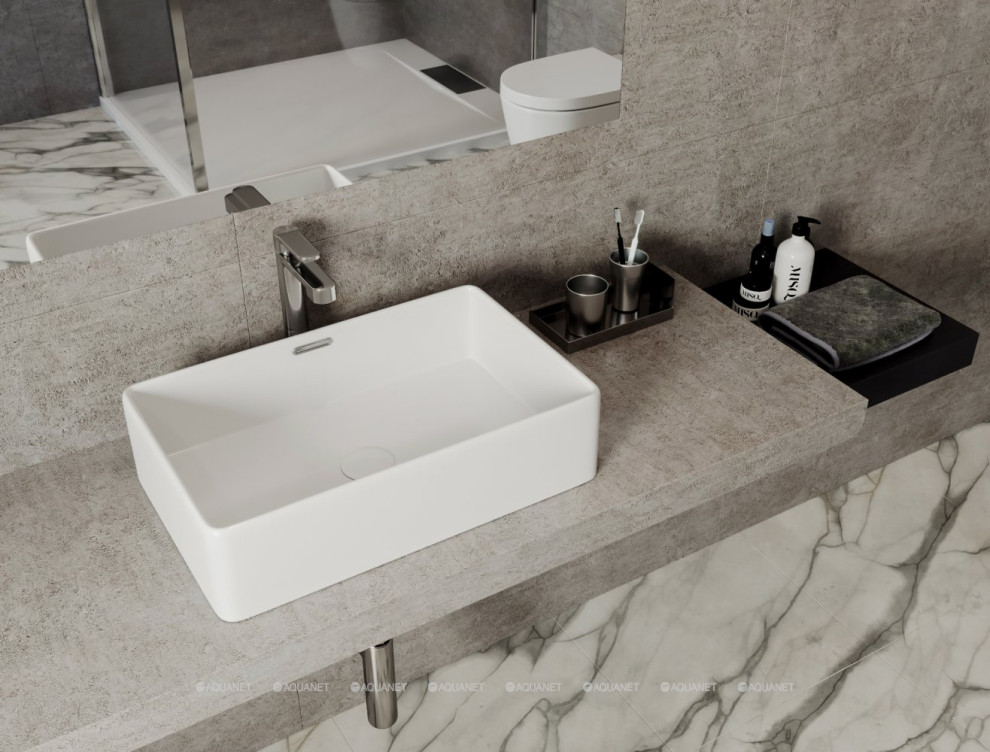 Индустриальный интерьер ванной комнаты: яркий, брутальный, модный