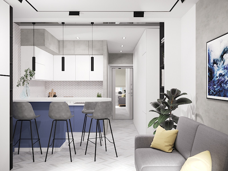 Студия в современном стиле для @rerooms_design