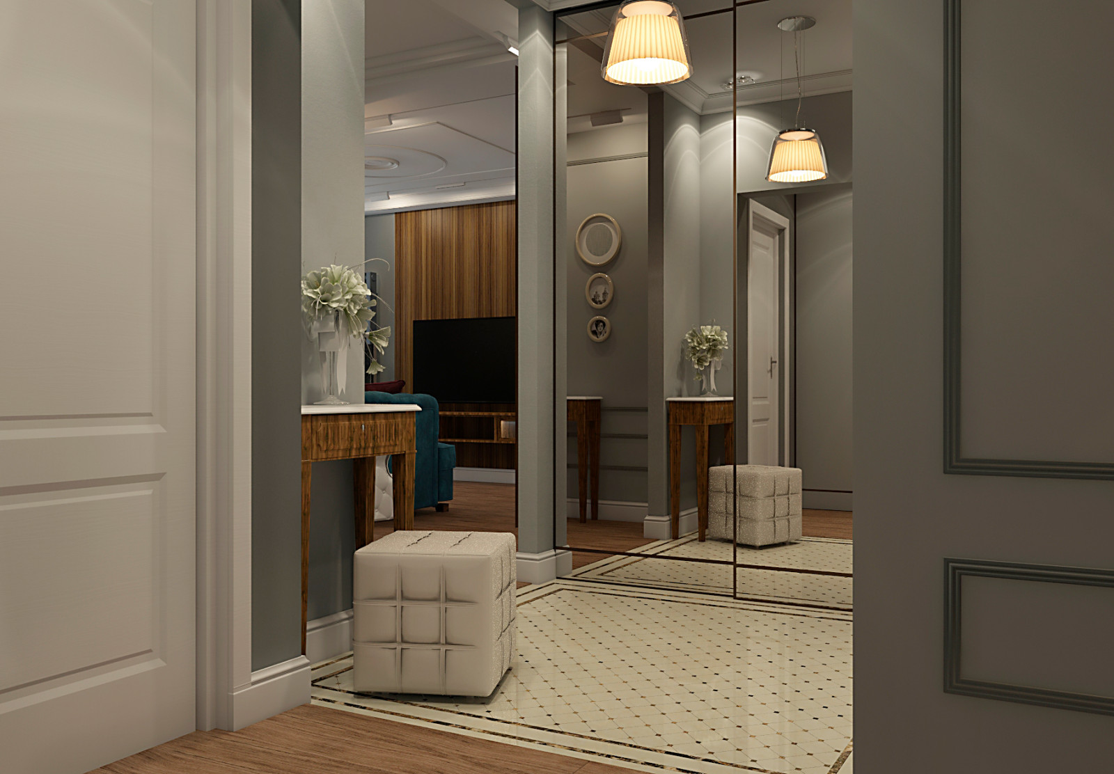 Обложка проекта: АМЕРИКАНСКАЯ КЛАССИКА DE LUXE (холл)