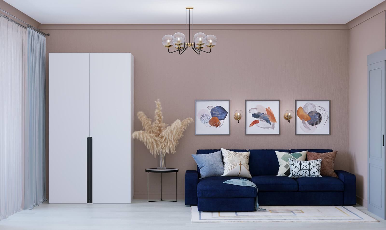 Дизайн двухкомнатной квартиры в современном стиле