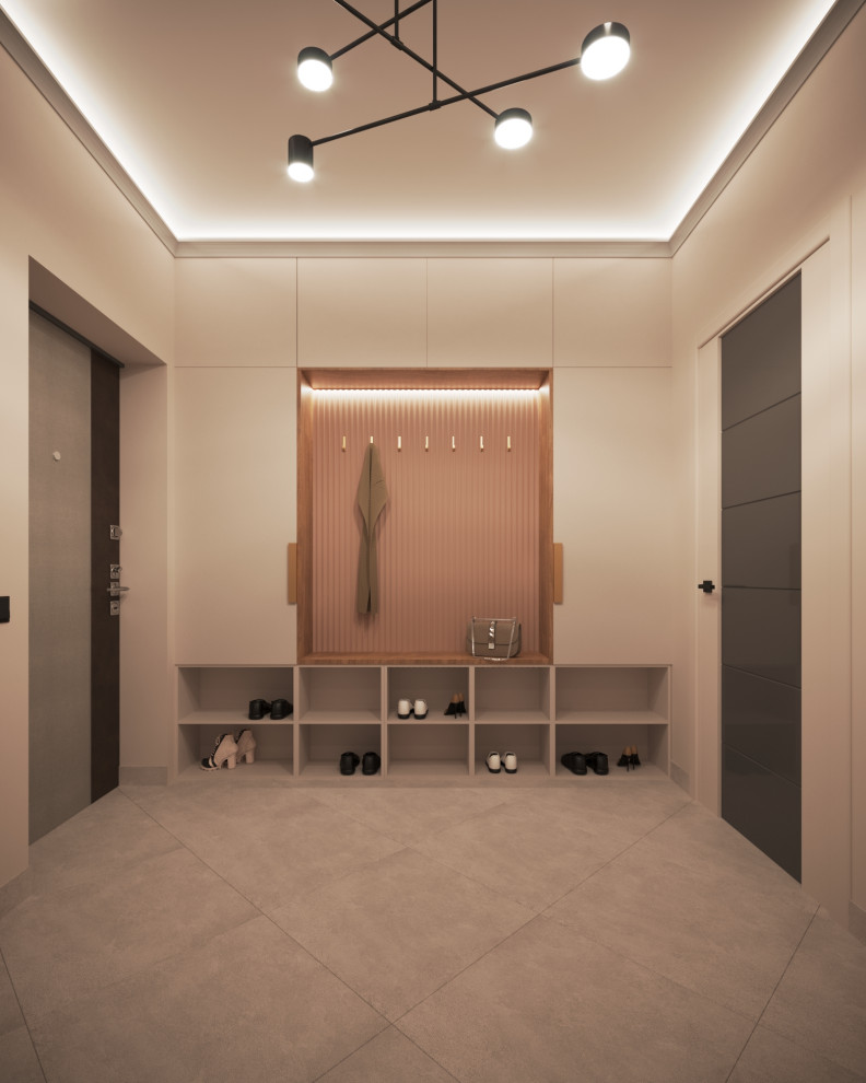 Дом 180 кв.м. Современный стиль_ Прихожая