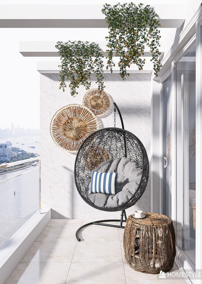 Лоджия в средиземноморском стиле